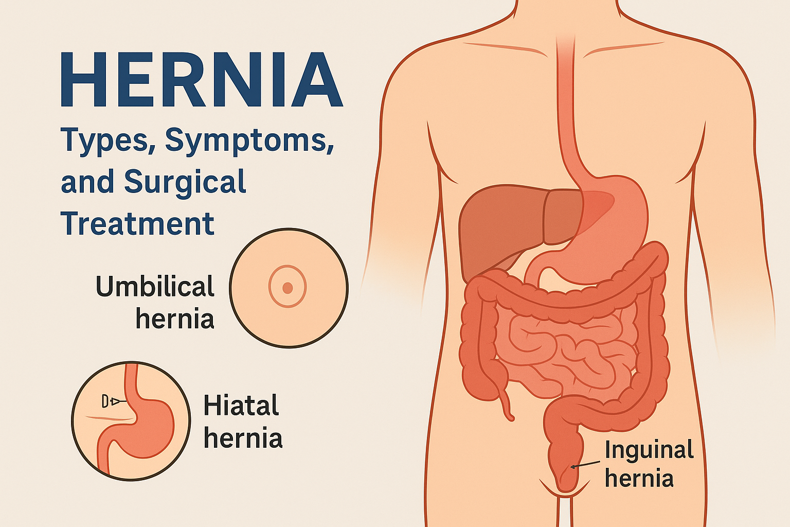 Hernia: Types, Symptoms, and the Best Surgical Treatment in Jabalpur